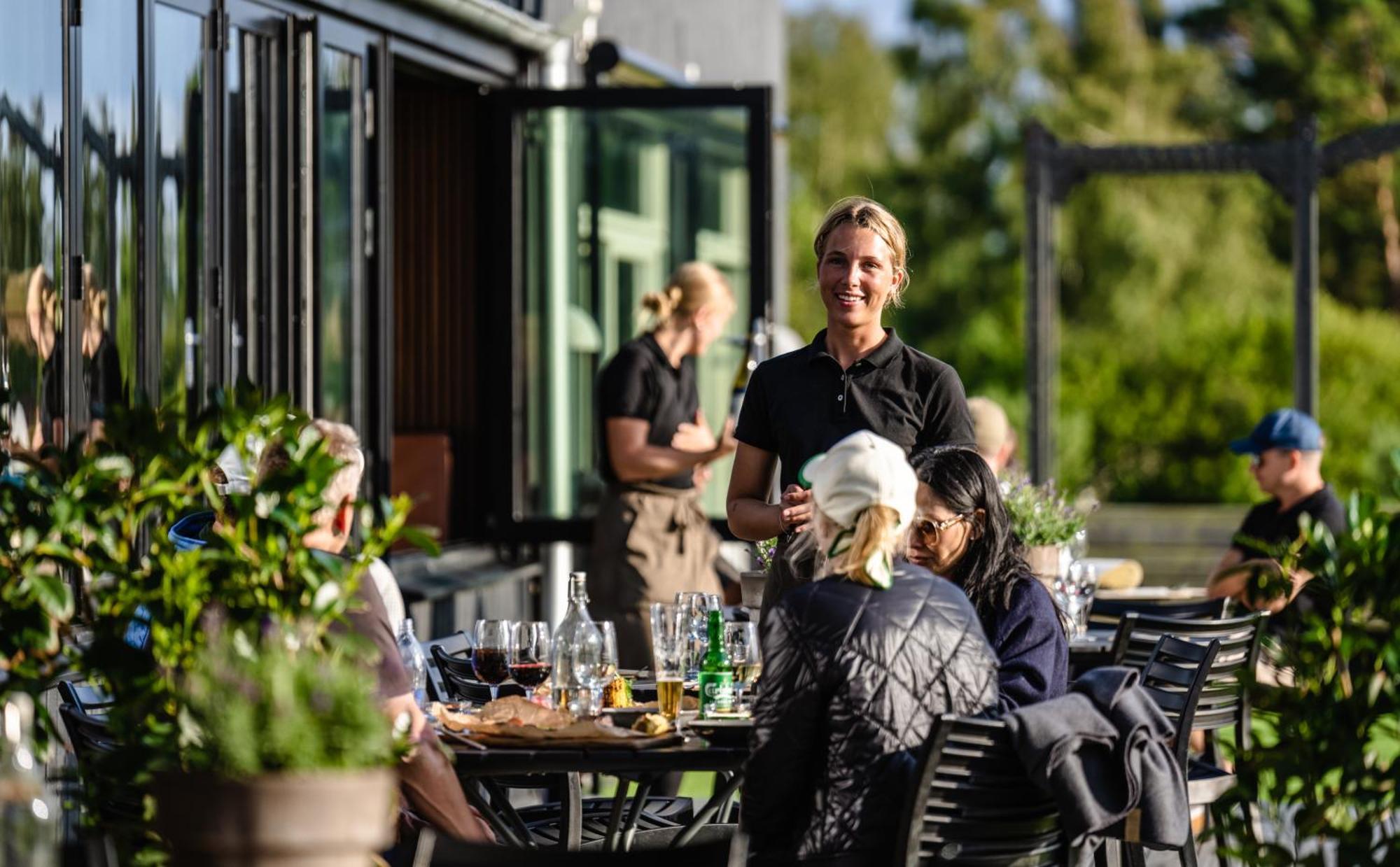Halmstad Golfarena Stugor 外观 照片