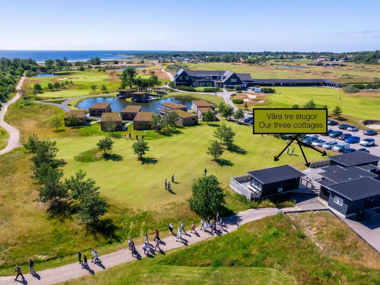 Halmstad Golfarena Stugor 外观 照片